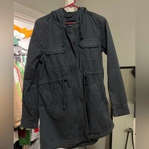 navy blue american eagle size small jacket new condition